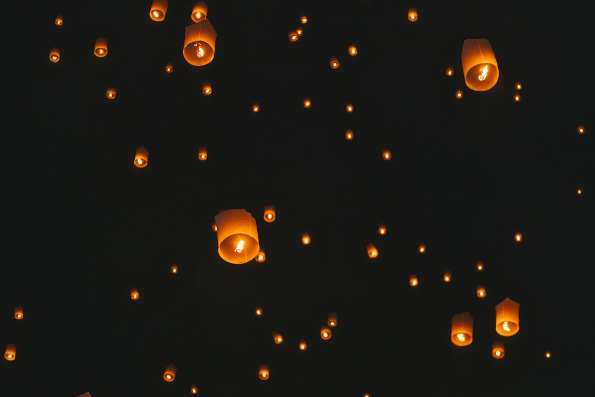 Yi Peng lantern festival in Chiang Mai