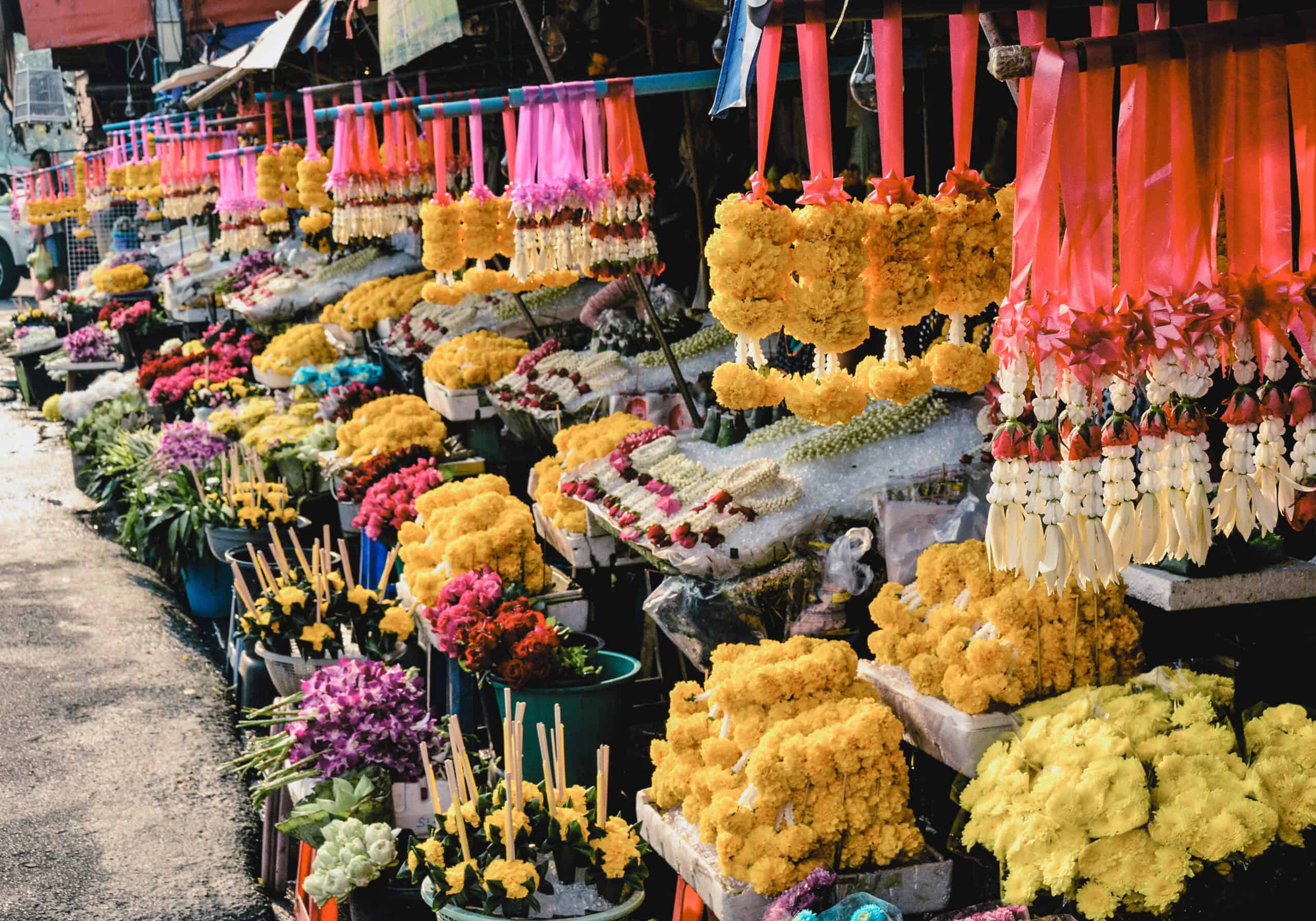 Colorful Thai market in Chiang Mai