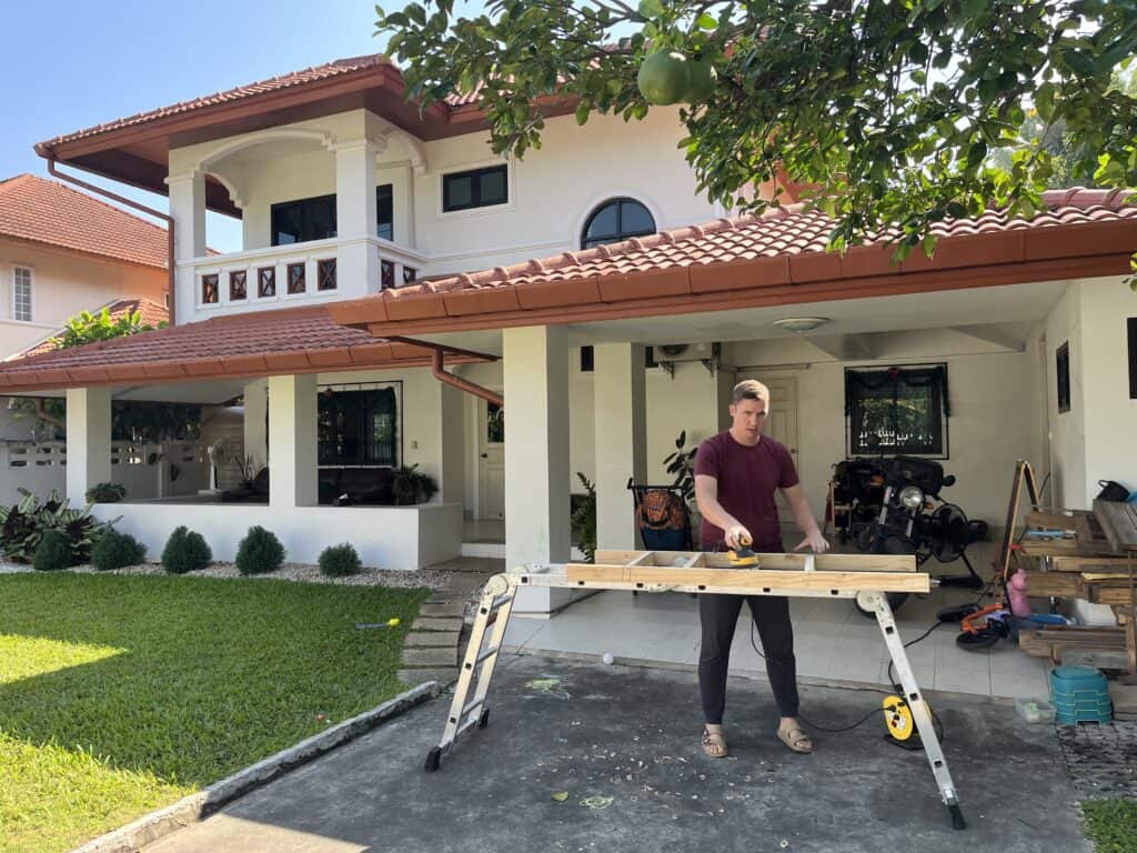 Suburban family living in a Chiang Mai mooban